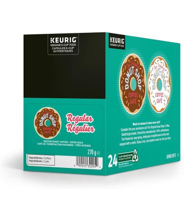 The Original Donut Shop Extra Bold K-Cup Coffee Pods 24 Count For Keurig Coffee Makers Unflavored 24 count (Pack of 1) - Buy Online on GoSupps.com
