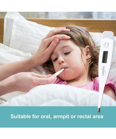 Europapa Digital Fever Thermometer for All Ages - Waterproof with Fever Alarm | Oral Axillary & Rectal Use - Buy Online on GoSupps.com
