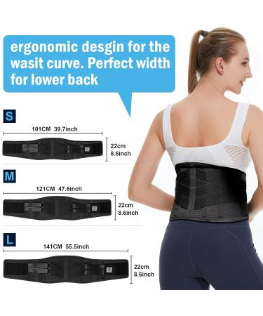 Back Brace by Prospour - Adjustable Lower Back Support Belt for Pain Relief | Breathable Lumbar Support for Men & Women (Medium - Buy Online on GoSupps.com