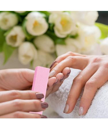 Buy Sussurro 10-Piece Pink Buffer Grinding Blocks for Nail Design | Nail Files & Polishing Blocks | Grit 120 for Professional Results - Buy Online on GoSupps.com