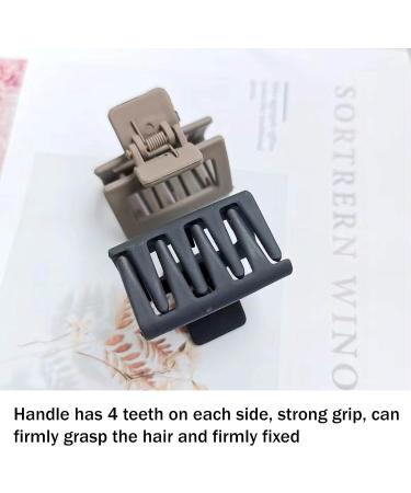 MENFENG Hair Claw Clips Non slip Hair Clip 2" Matte Small Hair Clips Strong frosted hair clips women 6-pack of hair claws in different colors Simple elegant and durable - Buy Online on GoSupps.com