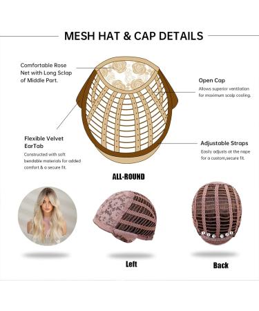 HAIRCUBE Long Blonde Synthetic Hair Wig for Women with Fringe | Premium Quality - Buy Online on GoSupps.com
