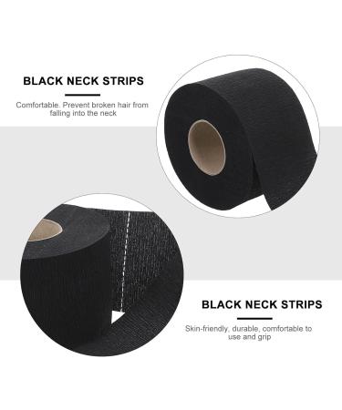4 Rolls Haircut Neckband Neck Band for Salon Neck Strips for Hair Salon Black Neck Strips Disposable Stretchy Neck Strip Disposable Neck Strip Barber Adhesive Tape Paper Elasticity - Buy Online on GoSupps.com