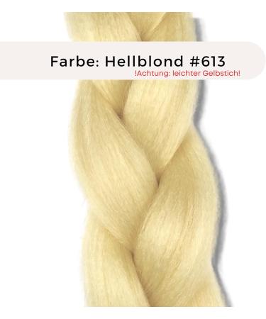 Synthetic Hair for Braiding Light Blonde with Yellow Tinte Braids Extensions for Hair Extensions Ideal for Rastas Braiding Hair for Women and Men for Thickening Hairpiece for Braid (Light Blonde) - Buy Online on GoSupps.com