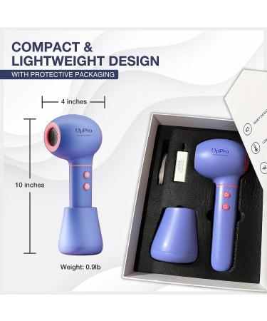 UpPro Cordless Baby Hair Dryer for Infant & Toddler - Gentle Low Heat/Speed, Butt Blow Dryer for Diaper Rash Prevention - Lavender Blue (0-3Y) - Buy Online on GoSupps.com