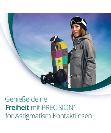 Shop PRECISION1 Toric Daily Soft Lenses - 30 Pack BC 8.5 mm DIA 14.5 mm -1.75 CYL +3.75 Diopters | International Shipping Available - Buy Online on GoSupps.com