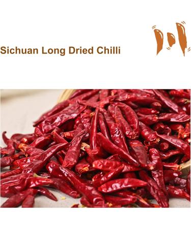 East Asia Brand Whole Stemless Dried Chillies 1kg Red chilli - Buy Online on GoSupps.com
