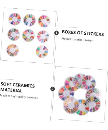 Housoutil 8 Boxes Soft Pottery Diy Nail Decorations Jewels for Nails Clay Fruit Slices Bulk Ornaments Craft Patch Nail Accessories Fruit Pattern Nail Art Patch 3d Polymer Clay Sticker Boxed - Buy Online on GoSupps.com