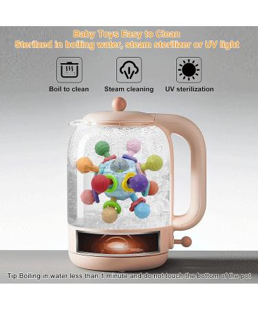 Baby Sensory Teething Toys for Babies 0-12 Months - Teething Ball for Infant Boys and Girls (Blue) - Buy Online on GoSupps.com