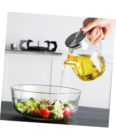 Zerodeko Kitchen Oil Tank Oil Bottle Large Capacity Oil Pot Glass Containers for Liquids Olive Oil Glass Dispenser Oil and Vinegar Bottles Kitchen Oil Pot Oil Can Leakproof Tanker Blush - Buy Online on GoSupps.com