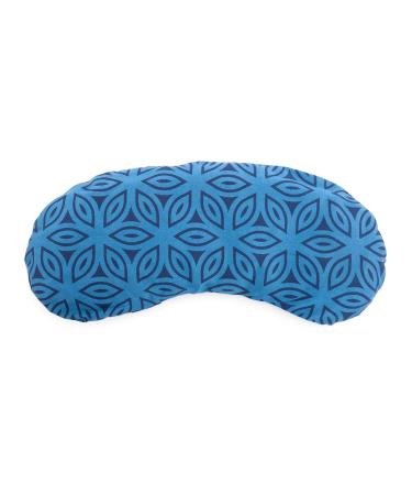 Bodhi soft cotton eye cushion |Filling from organic linseed & organic lavender |Vegan |Eye mask for yoga relaxation & meditation |Available in several designs lotus blue - Buy Online on GoSupps.com
