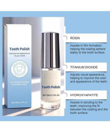Polissage dentaire blanchissant | 5 ml Dissolvant pour la d coloration & portable Polissage dentaire blanchissant | Pour femmes sourire confiant pour la maison les voyages et les soins quotidiens - Buy Online on GoSupps.com