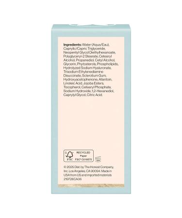 Honest Beauty Sensitive Skin Bundle | Daily Calm Lightweight Moisturizer + Foaming Cream Cleanser | Hydrates + Calms Skin | Hypoallergenic Fragrance Free Vegan | 1.7 fl oz 4 fl oz - Buy Online on GoSupps.com