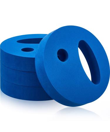 Water exercise panes Water weights for pool exercise set Eva foam water aerobic equipment handwashers for pool water aerobic fitness water exercise 17.1 cm in diameter blue 2