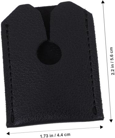 PopetPop Leather Razor Travel Case - Protective Cover & Storage Bag for Manual Shaving Head - Buy Online on GoSupps.com