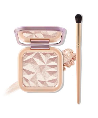 Boobeen Highlighter Palette Powder Highlighter Makeup Highlighters for Face  Shimmer Glitter Highlight Bronzer Palette Facial Illuminator Contour Palette with Brush  Natural Long Lasting Glow Nude Pink