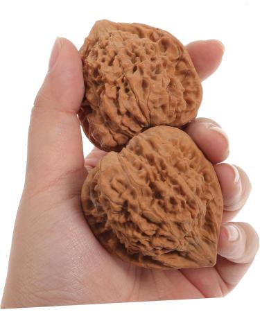 Fomiyes 2-St Walnut Fitness Handball - Chinese Massage Balls for Self-Care & Physiotherapy | Chattering Handballs for Healthcare - Buy Online on GoSupps.com