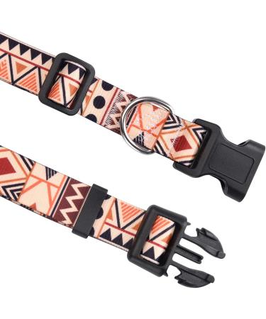 Mihqy Adjustable Dog Collar - Soft & Comfortable Bohemian Flower Design for Small Medium & Large Dogs (XS: 20-30 cm 1.5 cm) - International Shipping Available - Buy Online on GoSupps.com
