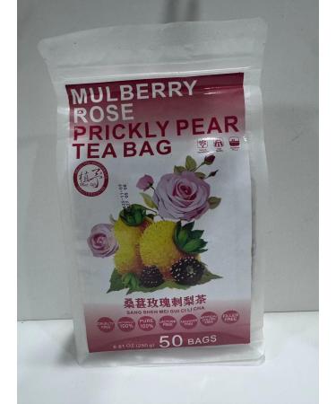 Plant Gift Mulberry Rose Prickly Pear Tea Bag 8.81oz (10g*25bags) poireaux Goji noir jus de citron chou rose lys th naturel pur de Chine m lange de sant th de fleur 250g