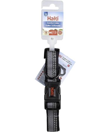 Halti Large Black Dog Collar Comfy Nylon Neoprene-Padded Reflective Collar for Small, Medium, & Large Dogs - Buy Online on GoSupps.com