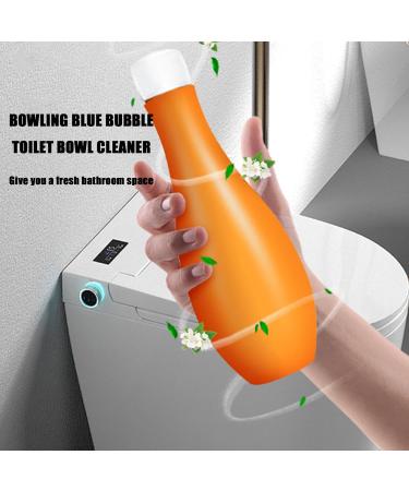 Bowling Blue Bubble Toilet Bowl Cleaner Automatic Long-Lasting Toilet Bowl Cleaner in Bottle Toilet Fresheners Deodorizing and Descaling Multi Functional Cleaning Agent for Toilet Tank (3 Pcs 300g) - Buy Online on GoSupps.com
