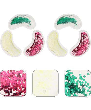 Gel Pearl Cool Eye Pad Set - Cold & Hot Compress for Dry Eyes Swollen Eyes & Dark Circles - 6 PCS in 3 Color Options - Buy Online on GoSupps.com