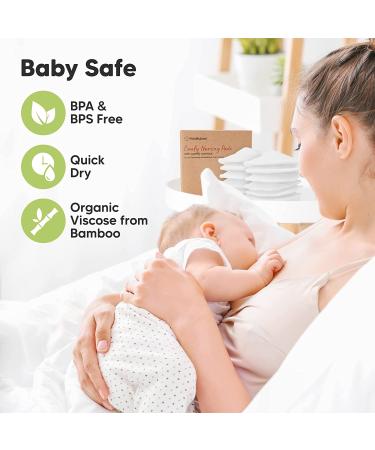 Buy KeaBabies Comfy Nursing Pads - Soft White, 14 Pack for Ultimate Comfort - Buy Online on GoSupps.com