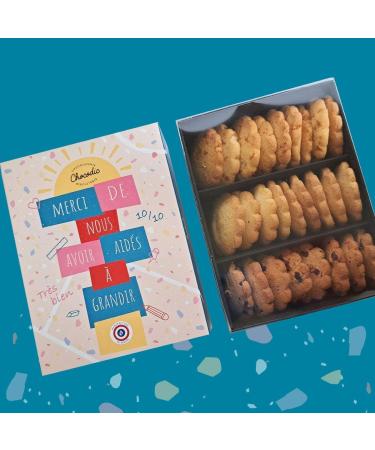 Personalised School Gift Set with Your Text Sophia MM Assorted 3 Varieties of Biscuits with Butter Thank You Master of Atsem Customisable - Buy Online on GoSupps.com