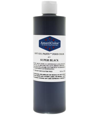 AmeriColor Soft Gel Paste Food Color, 13.5-Ounce, Super Black 1 Super Black