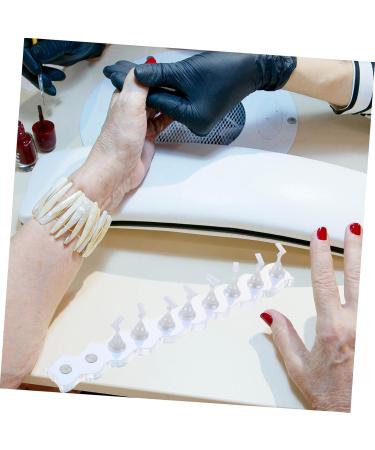 Mobestech 1 Set Nails Nail Holder Nail Practice Stand Nail Painting Stand Nail Supplies for Beginners Nail Stands for Press on Nail Stand for Press on Log Display Stand Magnetic - Buy Online on GoSupps.com