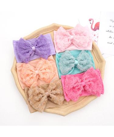 Midodo 15 Pcs Baby Girl Soft Elastic Turban Headbands - Newborn Knot Hair Bands for Infants - Buy Online on GoSupps.com