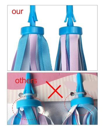 PLATT Kids Bicycle Handlebar Streamers | Colorful Tassel Ribbons for Girls Boys Bike/Scooter Handgrip - Purple 1 Pair - Buy Online on GoSupps.com