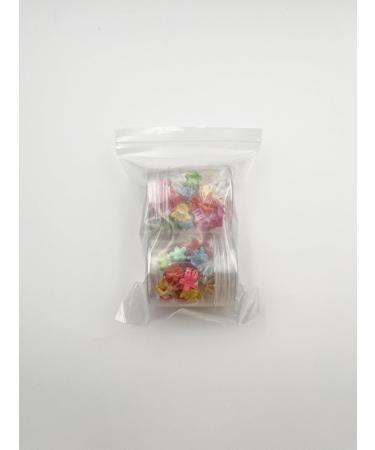 60-Piece Mini Hair Clips Set | Colorful Flower & Star Hair Accessories for Women & Girls - Buy Online on GoSupps.com