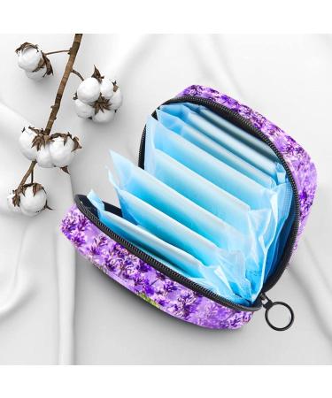 Stylish Lavender Women's Tampon Storage Bag | Multi-Pocket Binding-Up Bags for Menstrual Care - Buy Online on GoSupps.com