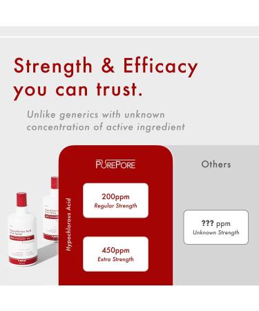 Hypochlorous Acid Acne Spray - Extra Strength 10.1oz for Adults Athletes & Teens | Effective Full-Body Acne Treatment - Buy Online on GoSupps.com