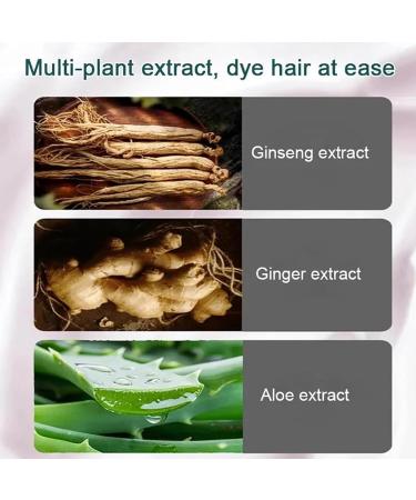 KOAHDE Natural Plant Bubble Hair Dye Hair Dyeing Cream Natural Plant Hair Dye Shampoo Bubble Plant Hair Dye Natural Plant Hair Dye Shampoo Botanical Plant Bubble Hair Dye 20ml*10PC Black Brown - Buy Online on GoSupps.com