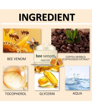 Bee Venom Firming Cream Anti Wrinkle Face Cream - Bee Venom Cream Anti Aging Face Cream Face Moisturizer for Women - Reduces Wrinkle Firms Skin and Redefines Contours Instantly Soothe and Replenish - Buy Online on GoSupps.com