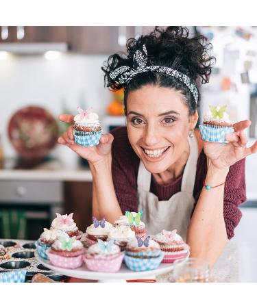 Catelves 40 Edible Butterflies for Cake Decoration | Perfect for Birthday Cakes | Elegant Edible Cake Toppers - Buy Online on GoSupps.com