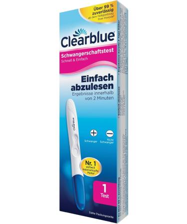 Clearblue Pregnancy Test - Fast & Easy Results | 1 Test | Shop Internationally - Buy Online on GoSupps.com