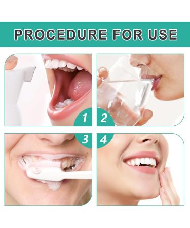 Whitening Teeth Mousse Foaming Toothpaste - Brightening & Deep Cleaning Formula | Ultra-fine Stain Removal Mousse (2PCS) | Refreshing Oral Repair Foam - Buy Online on GoSupps.com