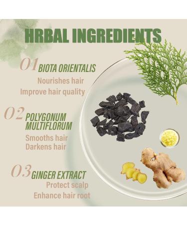 Buy 3-in-1 Black Hair Dye Shampoo | Instant Gray Hair Coverage | Long-Lasting Color Kit for Men & Women | Ginger Plant Extracts | Fast International Shipping - Buy Online on GoSupps.com