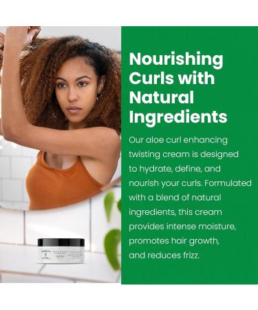 Hydratherma Naturals Aloe Curl Enhancing Twisting Cream - 8 Oz | Best Moisturizer for Curls International Shipping Available - Buy Online on GoSupps.com