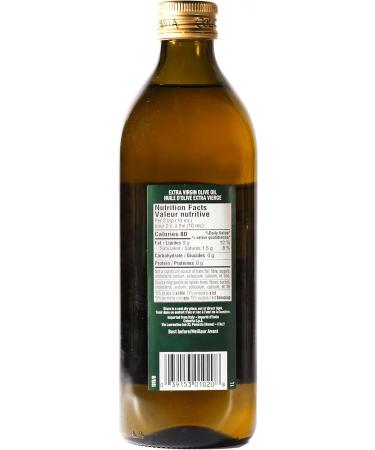 Colavita Extra Virgin Olive Oil Glass Bottle 1 Liter Olive 33.8 Fl Oz (Pack of 1) - Buy Online on GoSupps.com