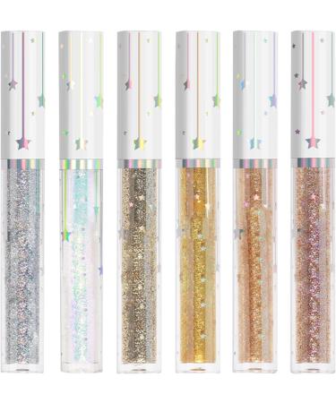  G n rique Glitter Eyeliner - 6 Colors | Long-Lasting Sparkling Makeup Highly Pigmented Smudge-Proof Sparkling Eyeliner Eyeshadow Party Everyday Look - Buy Online on GoSupps.com