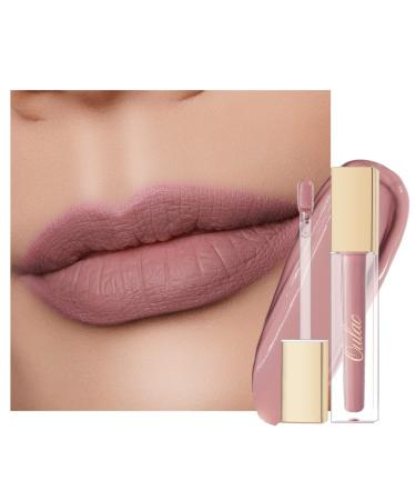 Oulac Matte Liquid Lipstick for Women  Pink Nude Lip Gloss Creamy Matte Texture  Rich Buildable Lip Color with Vitamin E & Rose Oil  Waterproof  Non-Stick Cup  Long Lasting  Vegan & Cruelty-Free M16  M16 Dreamy Kiss (Pin...