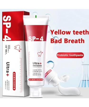 Fivfivgo 4TM Probiotic Whitening Toothpaste - Yayashi SP-4 Lightening Formula (A+B) | International Shipping - Buy Online on GoSupps.com