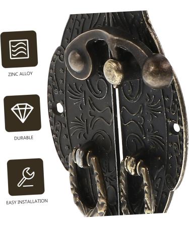 OSALADI Vintage Cabinet 4 Pcs Retro Box Latches Case Locks Exquisite Jewelry Case Hasps (Bronze) Cabinet Decor 9X5CMx2pcs Bronzex2pcs - Buy Online on GoSupps.com