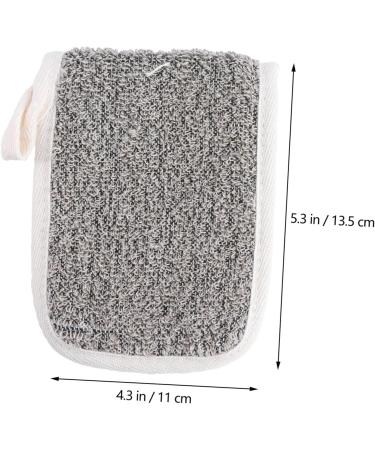HAPINARY 5pcs Flip Soap Foam Net Scrub Exfoliating Bags Bath Accessory Foaming Pouches Khaki Cotton Linen - Buy Online on GoSupps.com