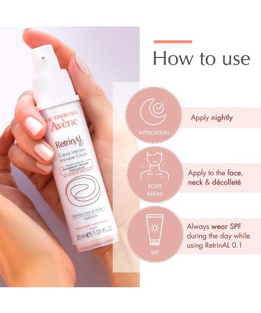 Eau Thermale Avene RetrinAL 0.1 Intensive Cream 1.01 oz - Reduce Signs of Aging, Brighten & Rejuvenate Skin - Buy Online on GoSupps.com