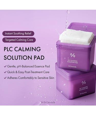 Dr.Ceuracle PLC Calming Solution Pad - Instant Calming and Soothing Toner Pad for Sensitive Skin Korean Post Laser Skincare (130 Pads) - Buy Online on GoSupps.com